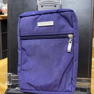 Baggallini Purple Travel Bag Sleek Durable Design 8 x6, no strap